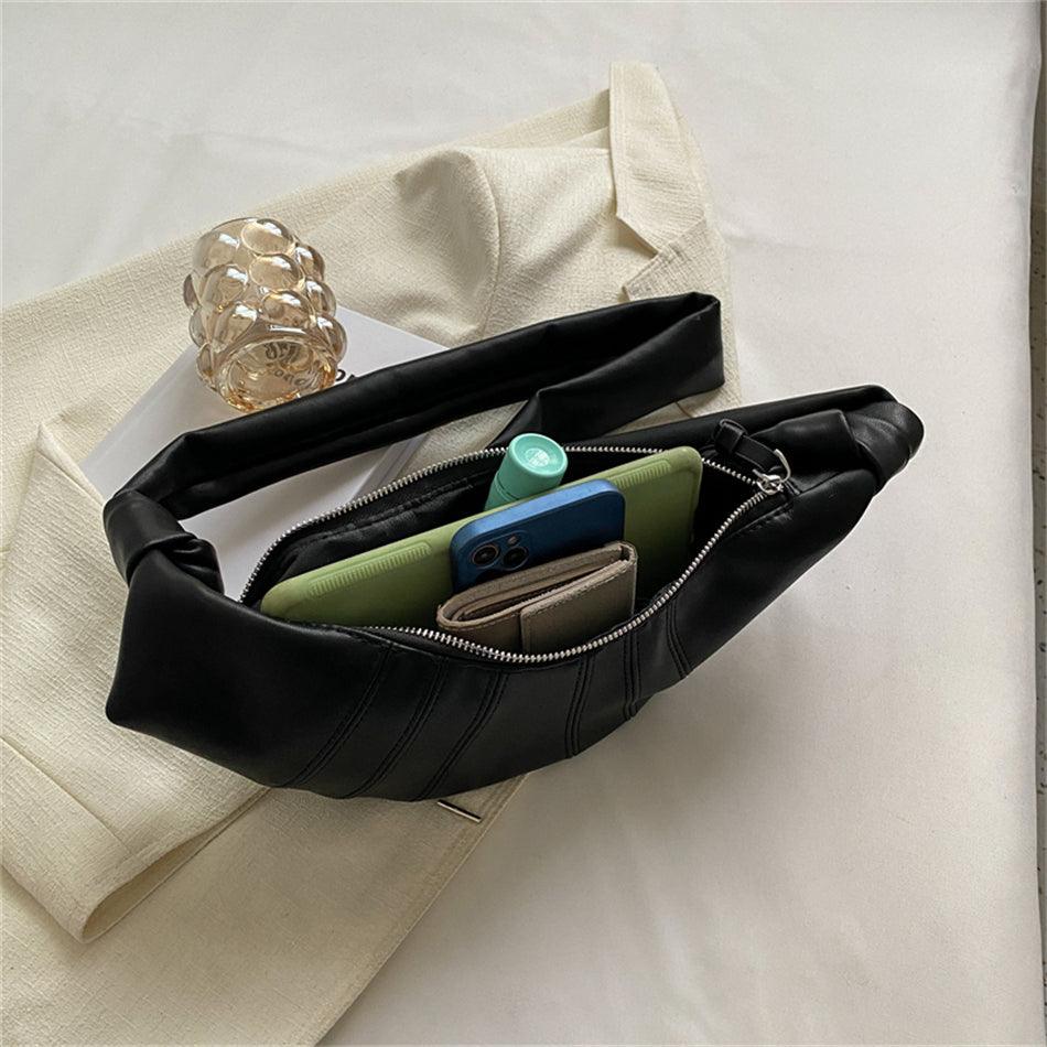 Halvemaans Chique Tas - Elegant & Tijdloos - Stijlvolle Accessoire