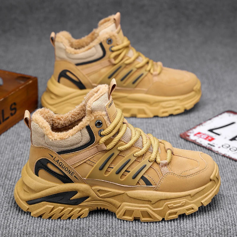 WINTERWALK - Heren warme hoge top schoenen voor de winter-1