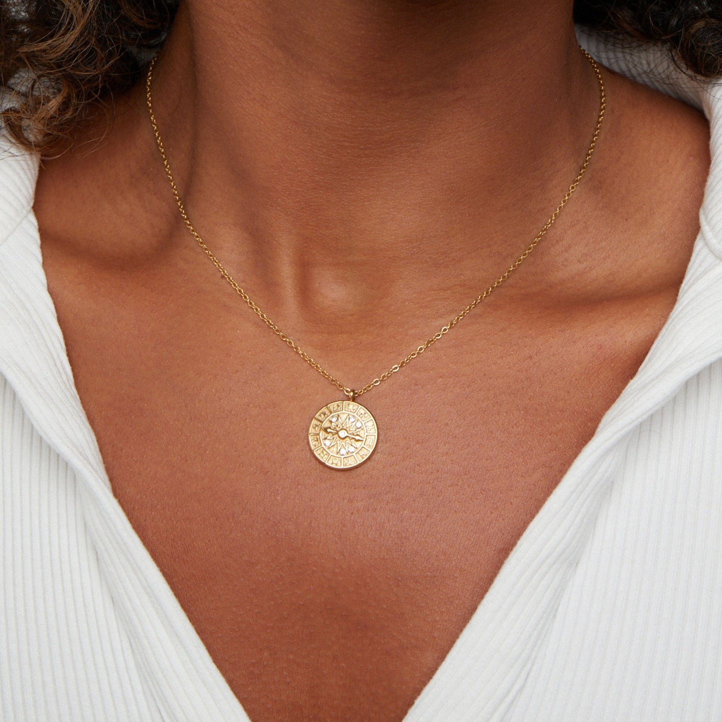 Zodiac Coin Ketting