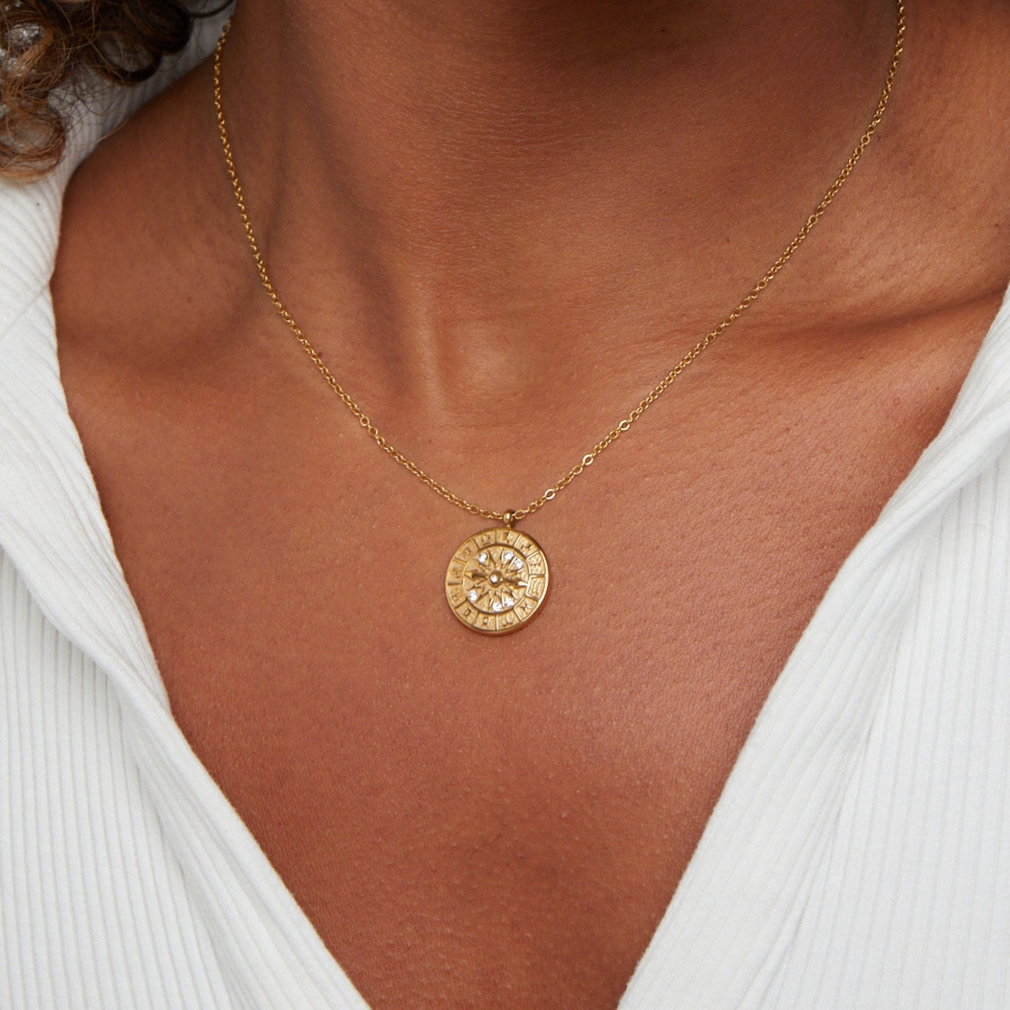 Zodiac Coin Ketting
