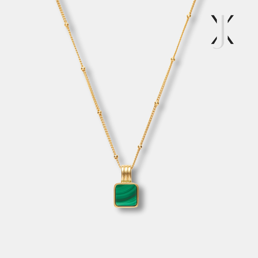 Malachite Ketting met groene hanger