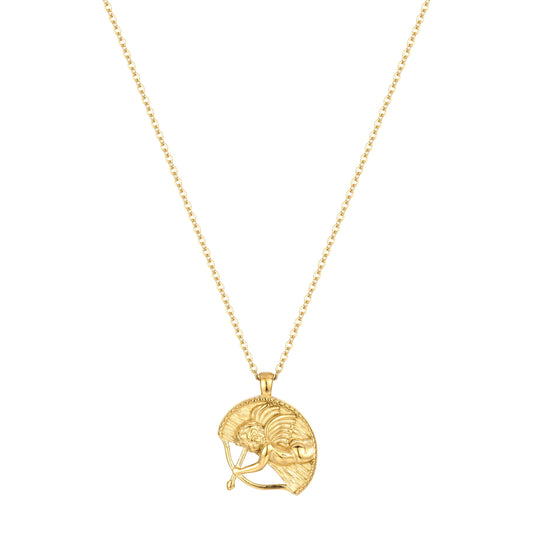 Angel Ketting - Roestvrij Staal Verguld - Elegant Tijdloos Design