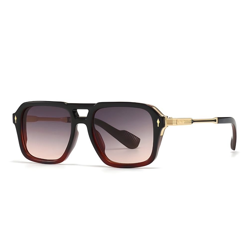 Verona Zonnebril - Goud / Vintage - Tijdloos Design
