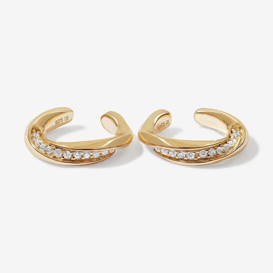 Aron Ear Cuffs - 14 Karaats Verguld - Stijlvol en Veelzijdig