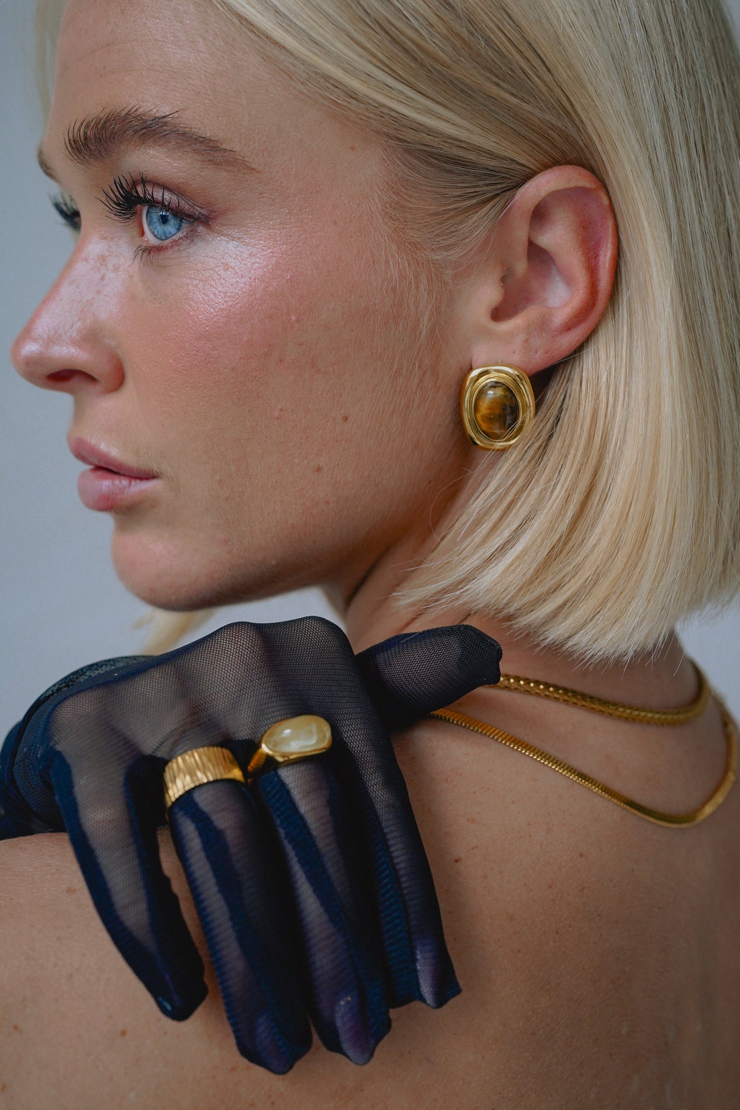 Eloise Oorbellen - Goud & Zilver / Messing - Tijdloos, Elegant, Verfijnd