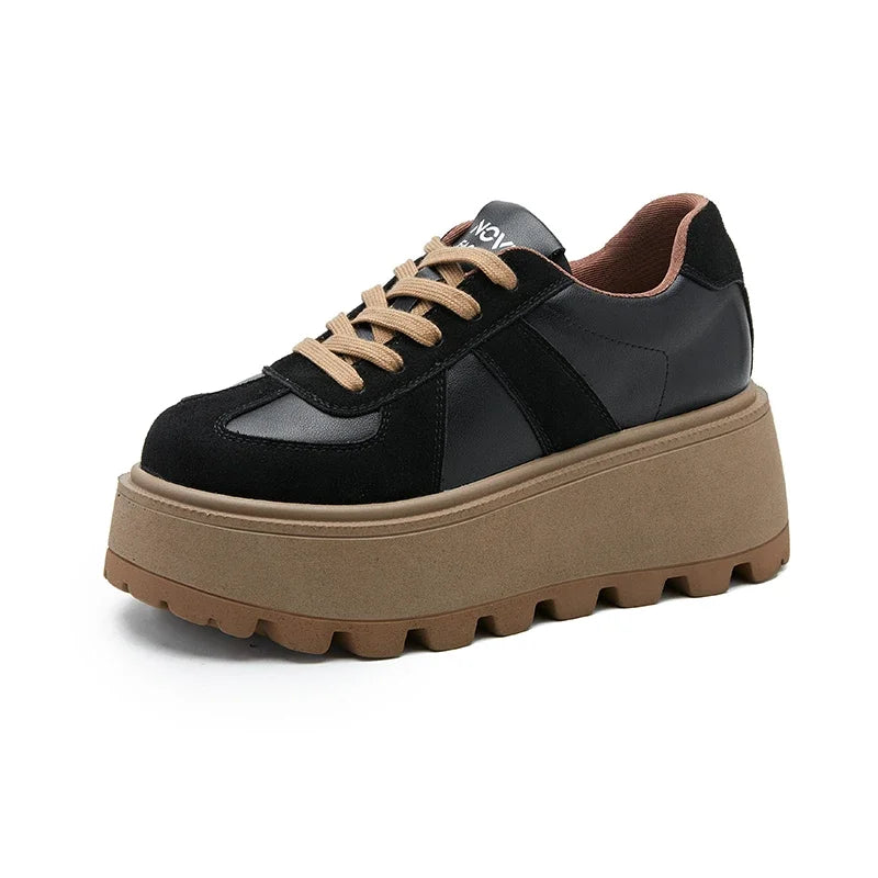 LIVIA - Hoge Lederen Sneakers