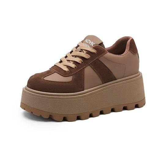 LIVIA - Hoge Lederen Sneakers