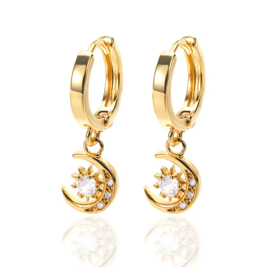 Ster en Maan Oorbellen - Hemels & Speels - Elegant Design