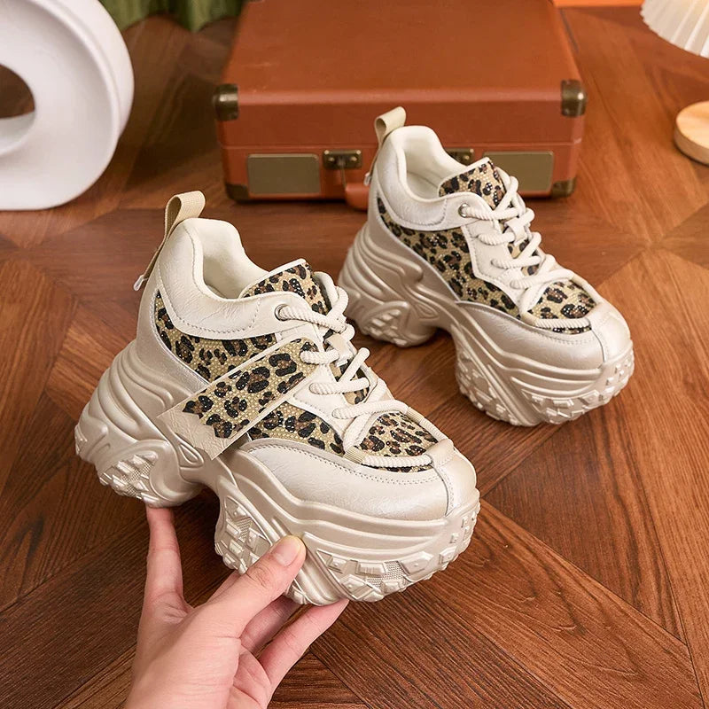 ZARA - Chunky Sneaker Enkellaarsjes