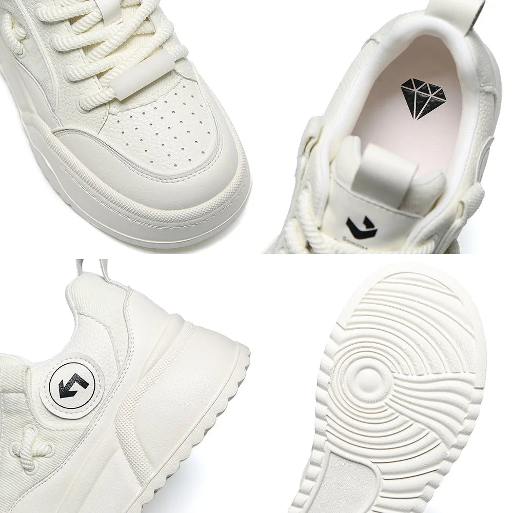 NOYA - Patchwork Platform Sneakers