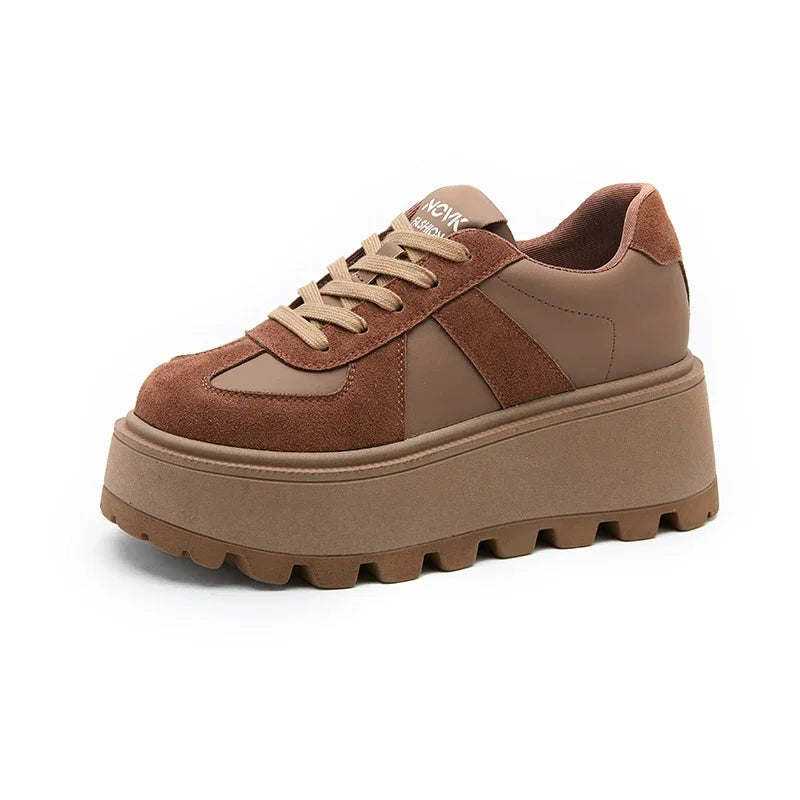 LIVIA - Hoge Lederen Sneakers
