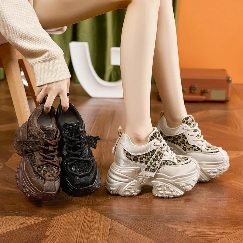 ZARA - Chunky Sneaker Enkellaarsjes