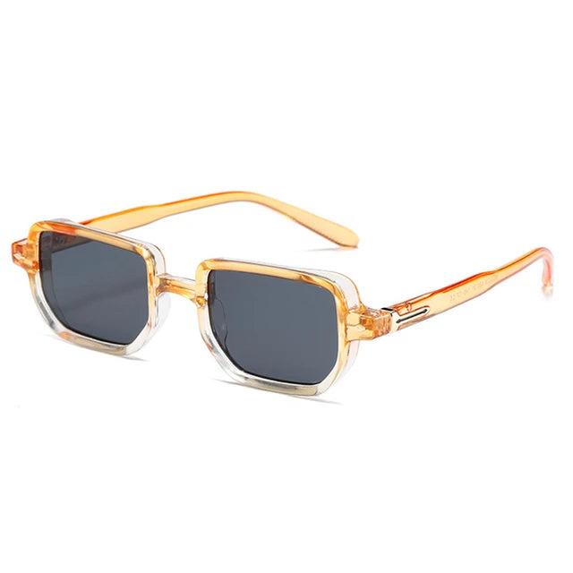 Rechthoekige Zonnebril - UV400 Bescherming - Mode & Punkstijl