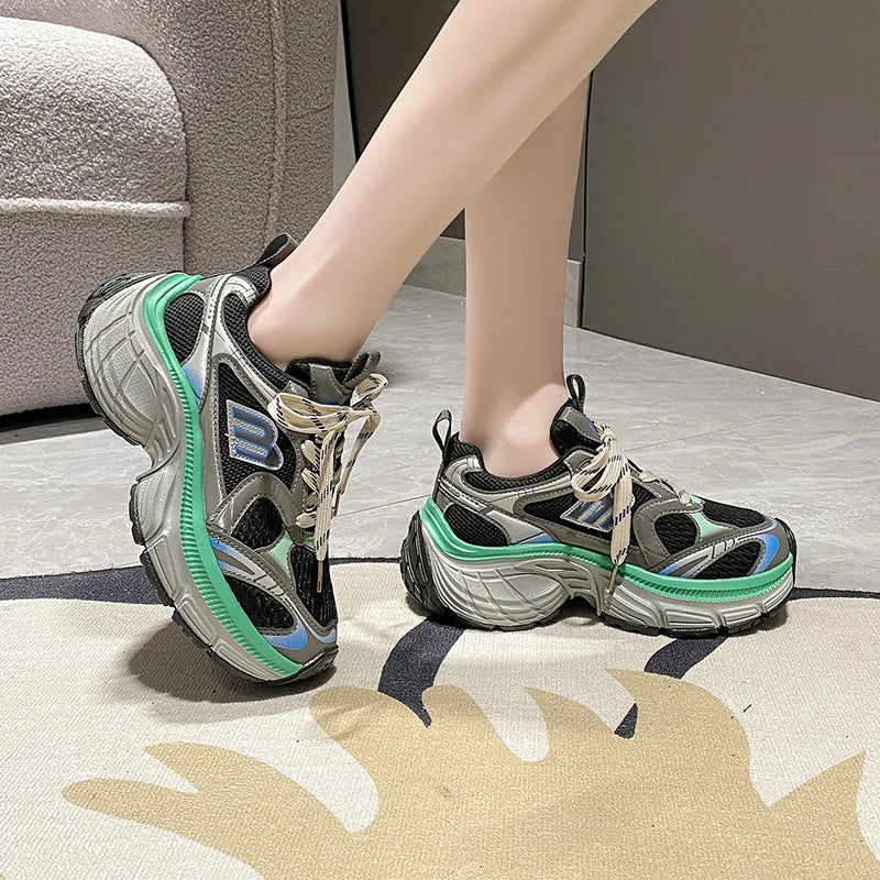 Lina - Dikke Platform Sneakers