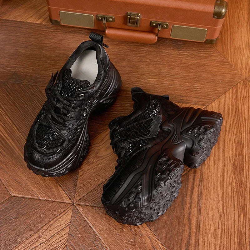 ZARA - Chunky Sneaker Enkellaarsjes