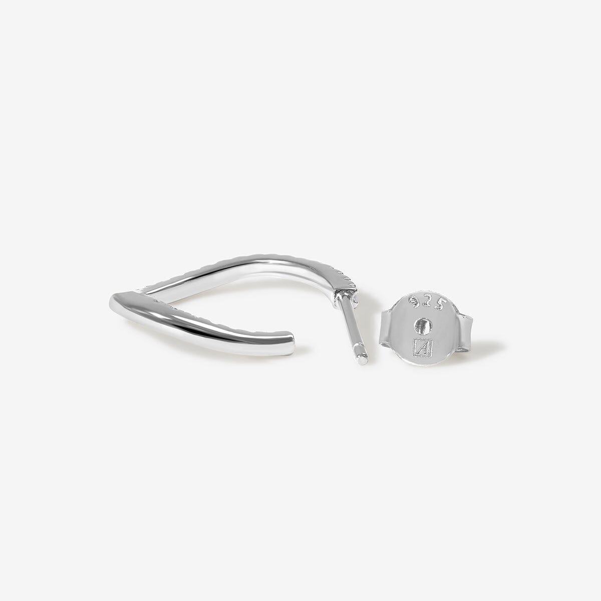 Esme Mini Hoop Oorbellen - Kristal