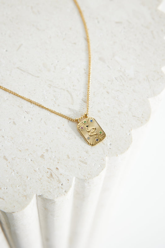 Snake Shine Ketting - 18k Verguld - Goud
