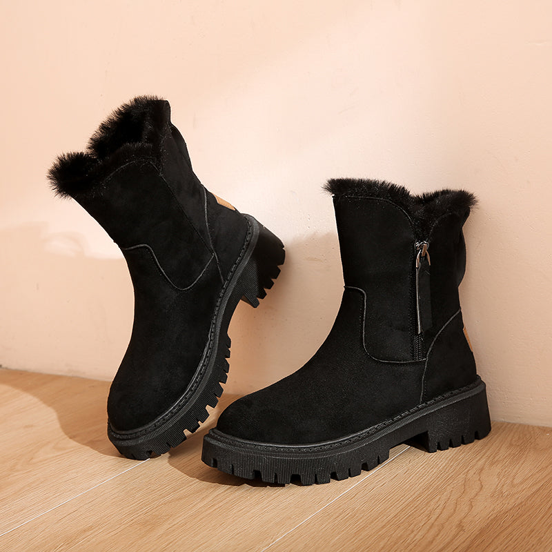Gaby - Gevoerde Winterlaarzen - Warm Comfortabel Duurzaam