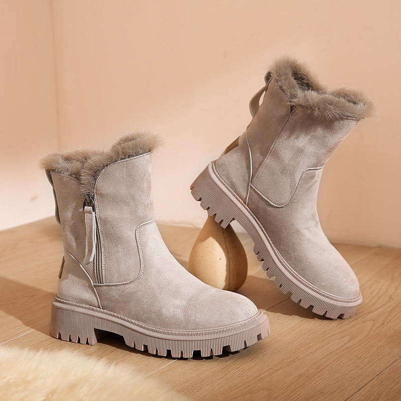 Gaby - Gevoerde Winterlaarzen - Warm Comfortabel Duurzaam