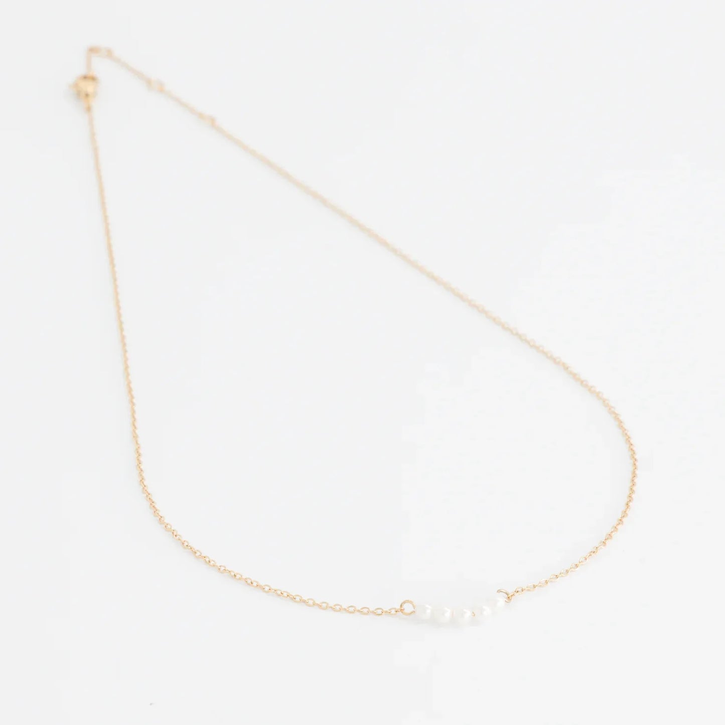 Ketting met 5 Kleine Parels