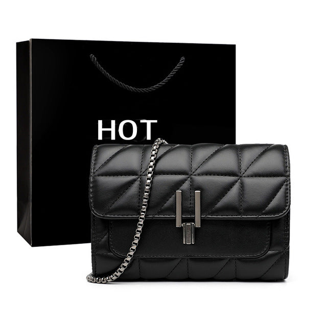 Stly Leather Vrouwen Tas - Met Zilveren Band - Elegant & Tijdloos