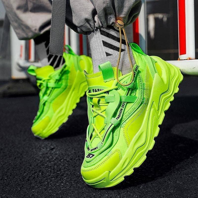 Sofie Neon Chunky Sneakers - Meerdere Kleuren / Synthetisch - Trendy, Comfortabel, Stijlvol