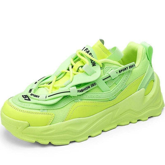 Sofie Neon Chunky Sneakers - Meerdere Kleuren / Synthetisch - Trendy, Comfortabel, Stijlvol
