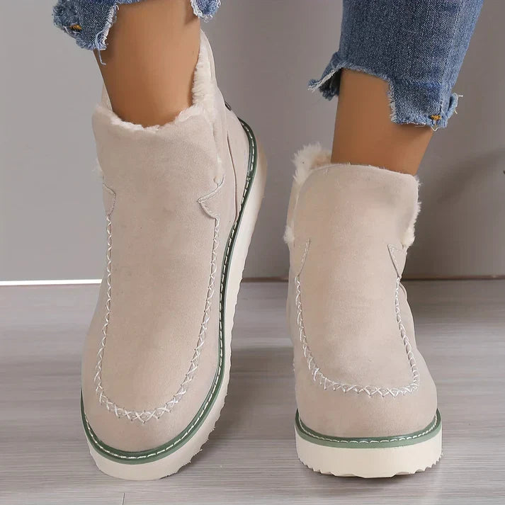Orthopedische Schoenen Met Bont - Bont Leer - Verwarmend Comfortabel Stijlvol