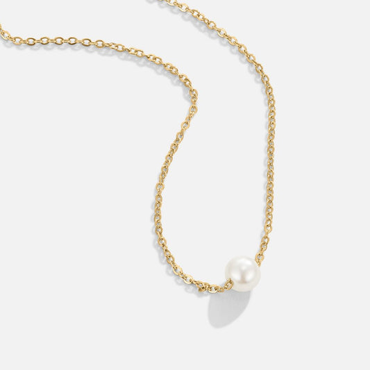 Minimalistische ketting met parel